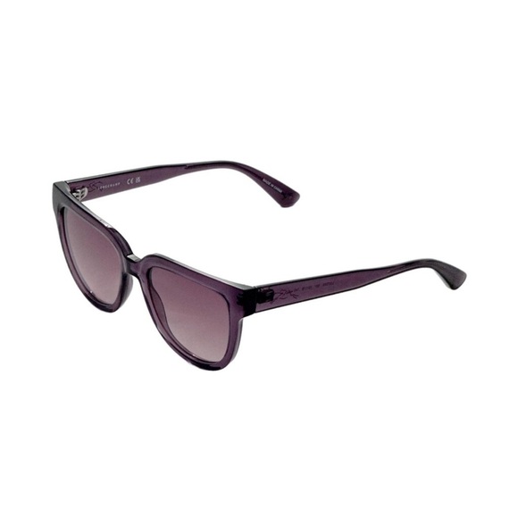 NWT Longchamp Women\'s Fashion 52mm Tranparent Plum Sunglasses